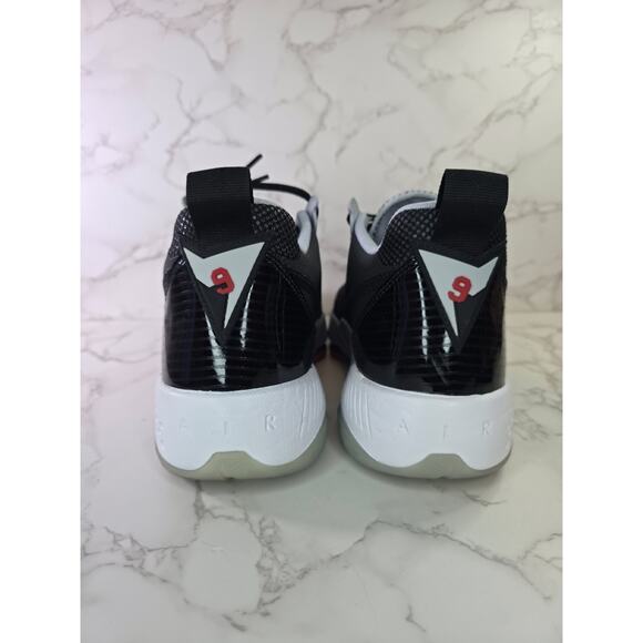 Used Size 8.5 Nike Air Jordan Zoom '92 Black Cement Low Top Basketball - Picture 3 of 6